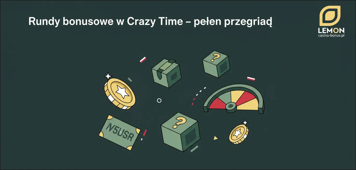 Rundy bonusowe w Crazy Time – pełen przegląd